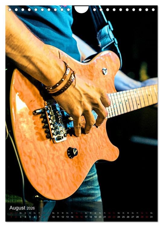 Produktbild: Rockgitarren in Concert (Wandkalender 2026 DIN A4 hoch), CALVENDO Monatskalender