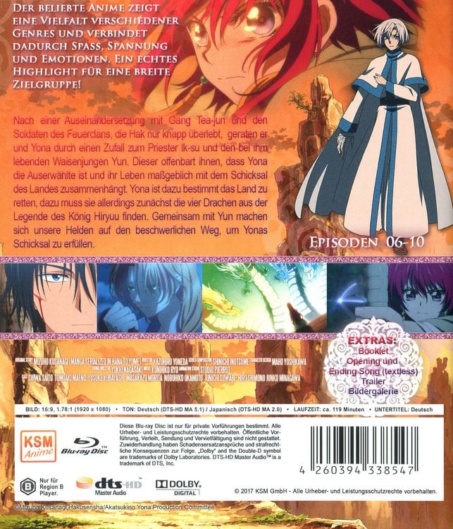 Produktbild: Akatsuki No Yona - Prinzessin der Morgend&auml;mmerung - Volume 2 (Episode 06-10)
