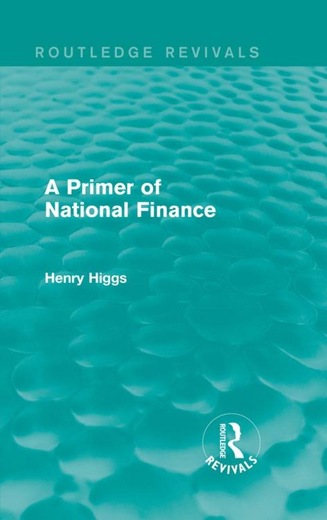 Produktbild: A Primer of National Finance