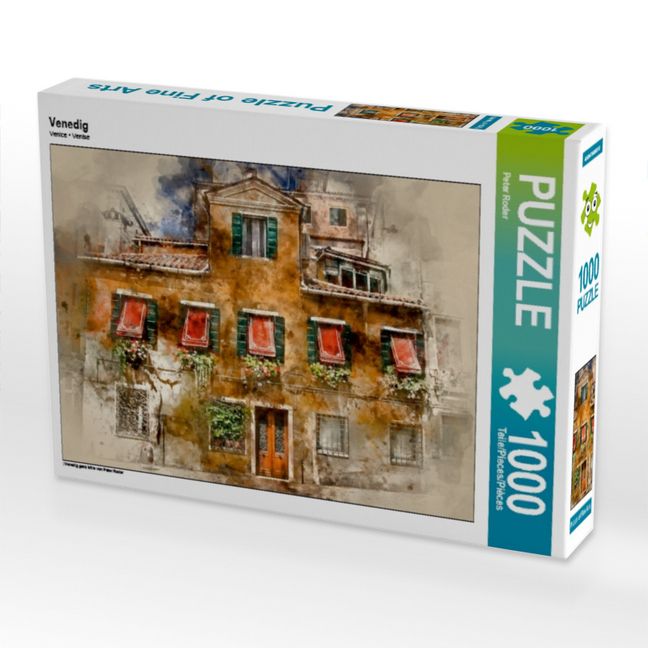Produktbild: CALVENDO Puzzle Venedig | 1000 Teile Lege-Gr&ouml;&szlig;e 64x48cm Foto-Puzzle f&uuml;r gl&uuml;ckliche Stunden
