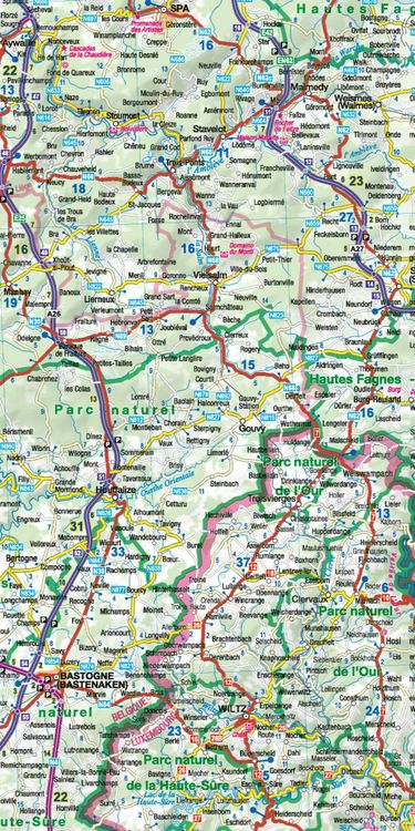 Produktbild: MoTourMaps Belgien - Luxemburg Auto- und Motorradkarte 1:300.000