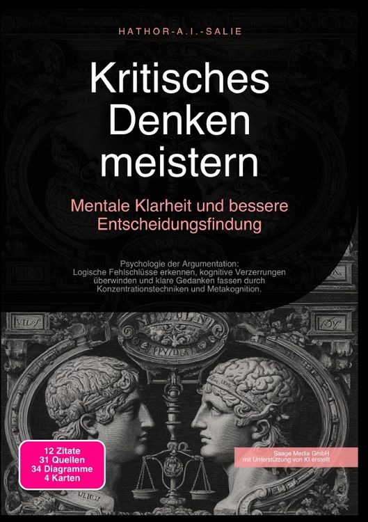 Produktbild: Kritisches Denken meistern: Mentale Klarheit und bessere Entscheidungsfindung