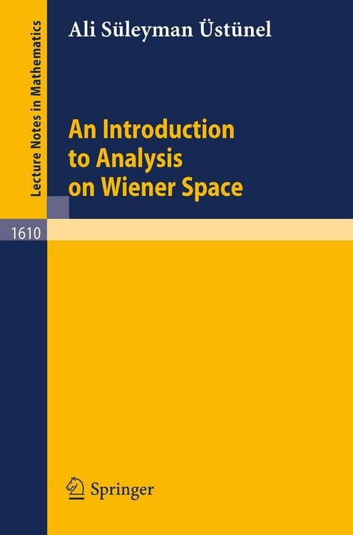 Produktbild: An Introduction to Analysis on Wiener Space