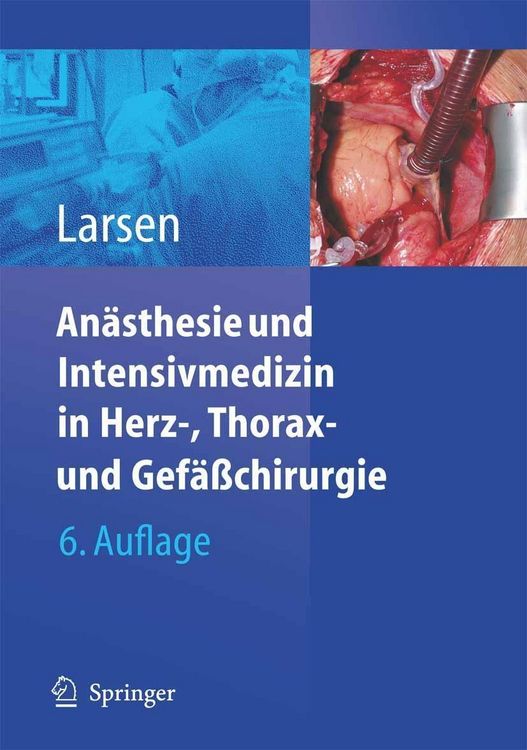 Produktbild: An&auml;sthesie und Intensivmedizin in Herz-, Thorax- und Gef&auml;&szlig;chirurgie