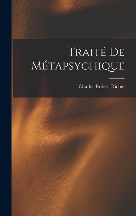 Produktbild: Trait&eacute; de m&eacute;tapsychique