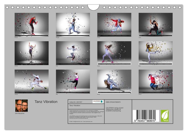 Produktbild: Tanz Vibration (Wandkalender 2026 DIN A4 quer), CALVENDO Monatskalender