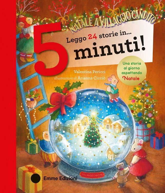Produktbild: Leggo 24 storie in... 5 minuti! Natale a Villaggio Candito. Stampatello maiuscolo