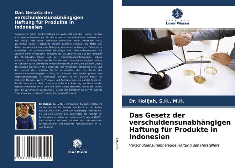 Produktbild: Das Gesetz der verschuldensunabh&auml;ngigen Haftung f&uuml;r Produkte in Indonesien