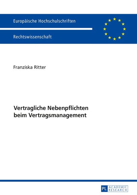 Produktbild: Vertragliche Nebenpflichten beim Vertragsmanagement