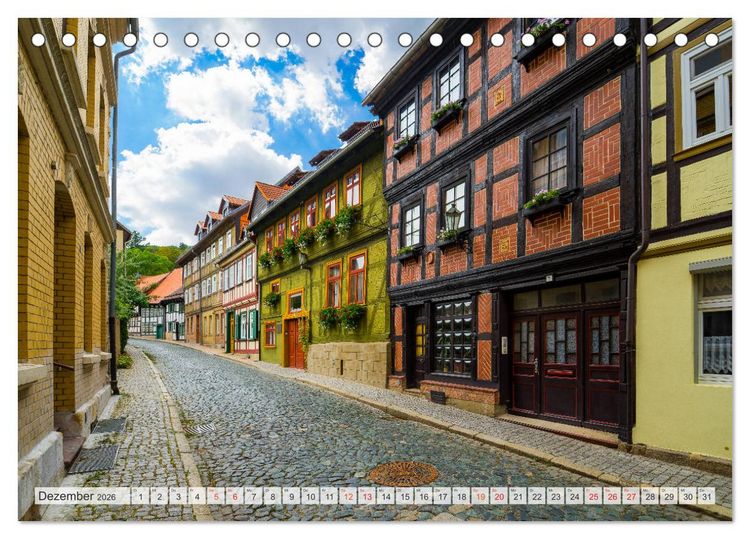 Produktbild: Blankenburg Impressionen (Tischkalender 2026 DIN A5 quer), CALVENDO Monatskalender