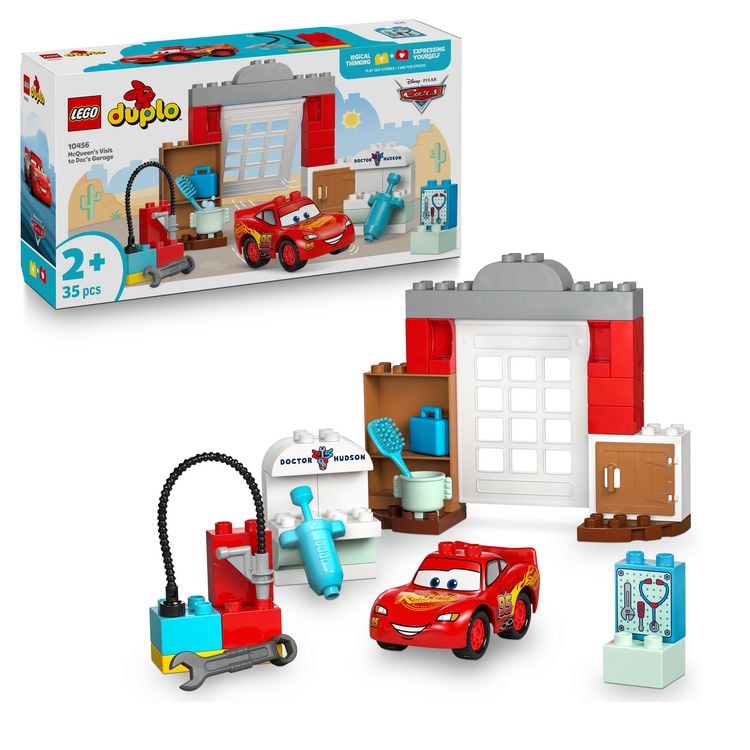 Produktbild: 10456 LEGO® Duplo®® McQueens Besuch in Docs Werkstatt