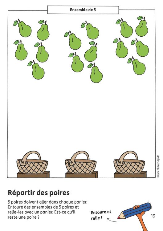 Produktbild: Bloc d'activit&eacute;s pr&eacute;scolaires &agrave; partir de 5 ans pour gar&ccedil;ons et filles, livre garcon 4 ans - Chiffres et quantit&eacute;s, livre enfant 4 ans