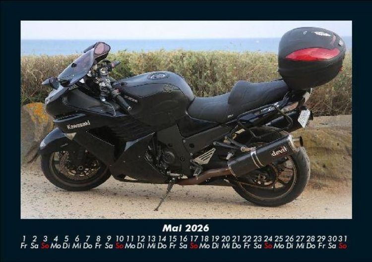 Produktbild: Motorr&auml;der 2026 Fotokalender DIN A5