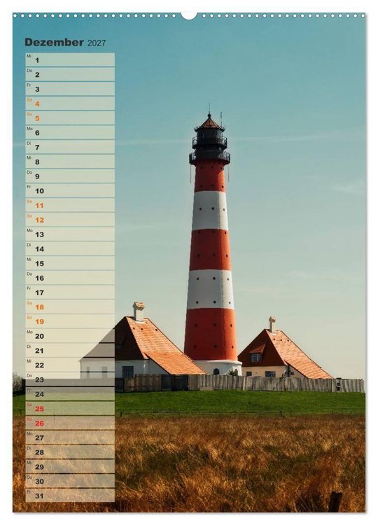 Produktbild: Zwischen D&uuml;nen und Watt / Geburtstagskalender (hochwertiger Premium Wandkalender 2027 DIN A2 hoch), Kunstdruck in Hochglanz