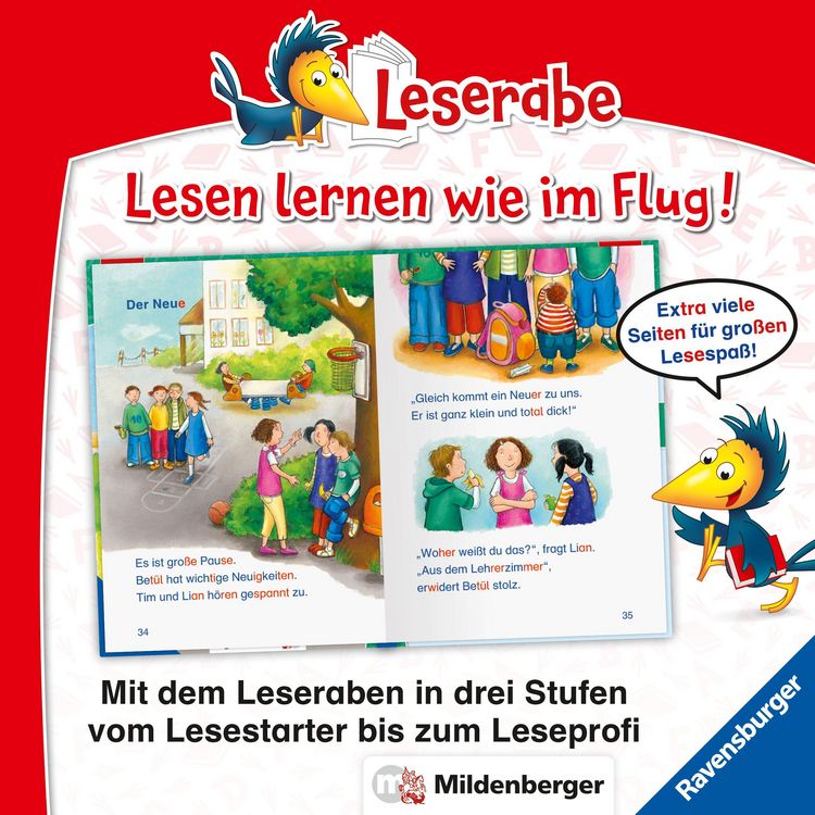 Produktbild: Leserabe Sonderausgaben - Spannende Schulabenteuer - Silbe f&uuml;r Silbe lesen lernen