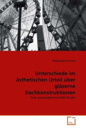 Produktbild: Gorniak, M: Unterschiede im &auml;sthetischen Urteil &uuml;ber gl&auml;sern