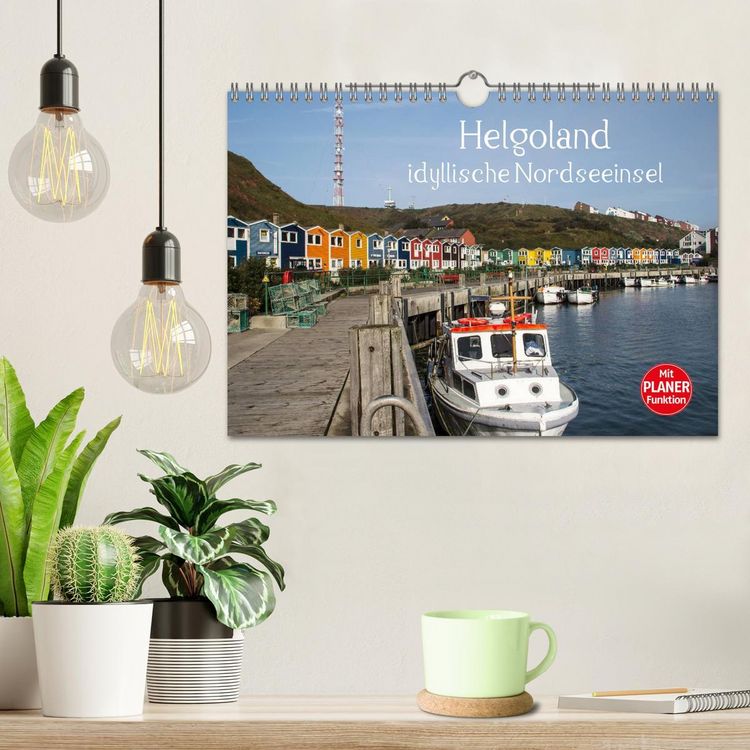 Produktbild: Helgoland - idyllische Nordseeinsel (Wandkalender 2026 DIN A4 quer), CALVENDO Monatskalender