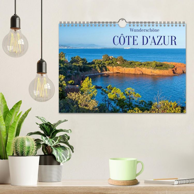 Produktbild: Wundersch&ouml;ne C&ocirc;te d'Azur (Wandkalender 2026 DIN A4 quer), CALVENDO Monatskalender