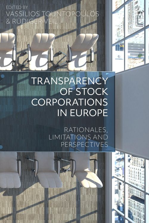 Produktbild: Transparency of Stock Corporations in Europe