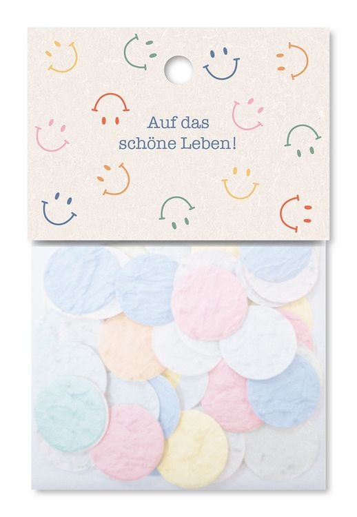 Produktbild: Blumenkonfetti Auf das sch&ouml;ne Leben!