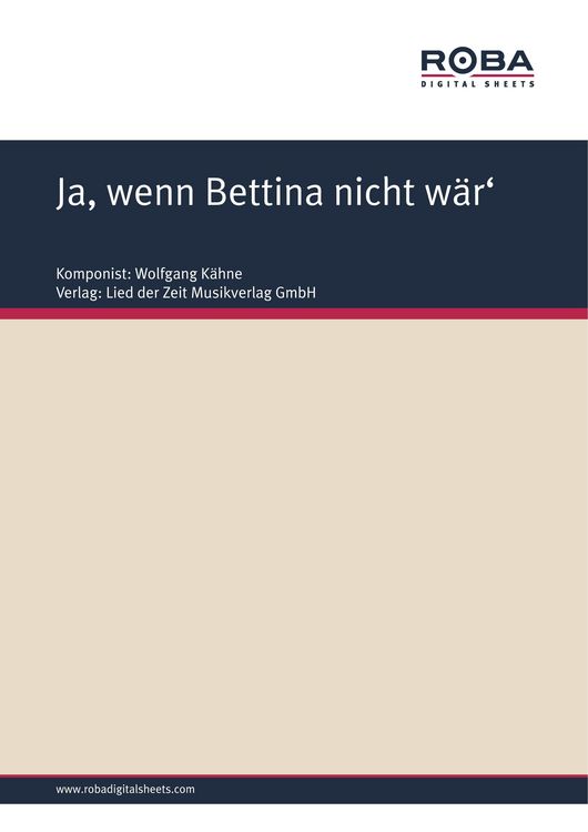 Produktbild: Ja, wenn Bettina nicht w&auml;r'