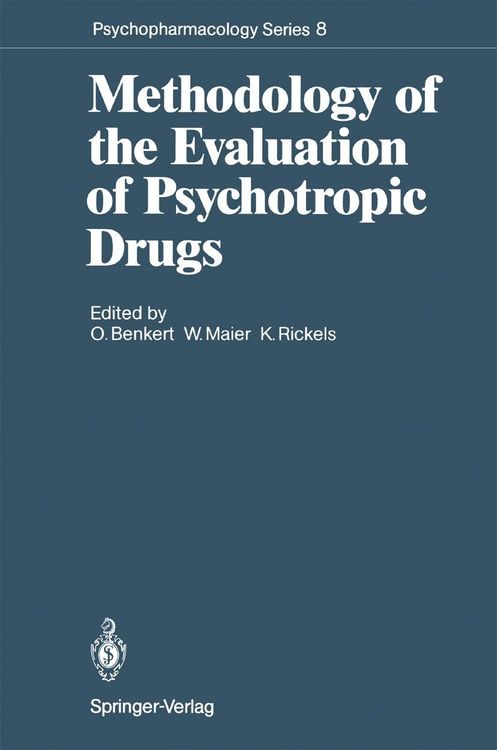 Produktbild: Methodology of the Evaluation of Psychotropic Drugs