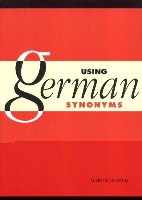 Produktbild: Using German Synonyms