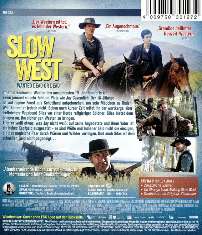 Produktbild: Slow West - Wanted Dead or Dead