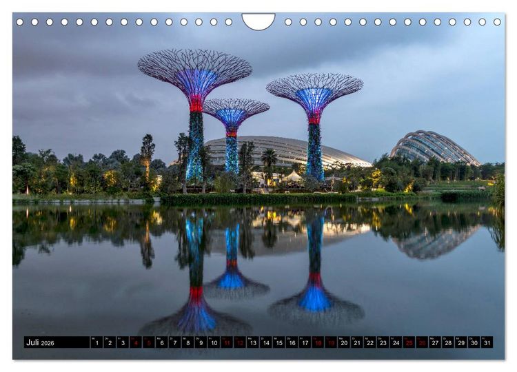Produktbild: Asiens Hauptst&auml;dte (Wandkalender 2026 DIN A4 quer), CALVENDO Monatskalender