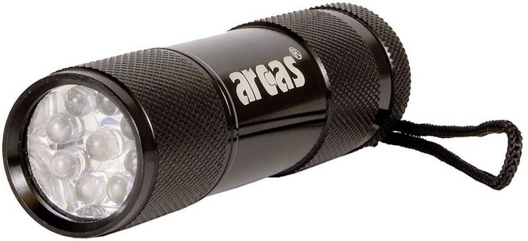 Produktbild: Arcas Alu 9 LED LED Mini-Taschenlampe batteriebetrieben 65g