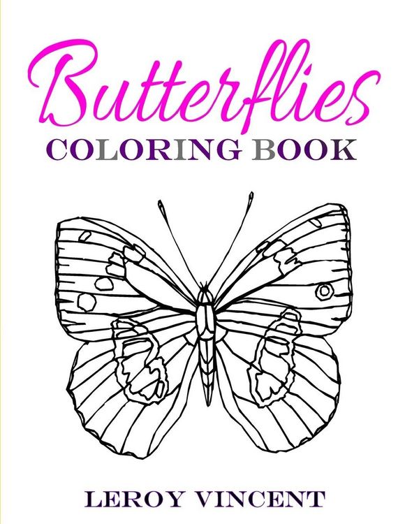 Produktbild: Butterflies Coloring Book
