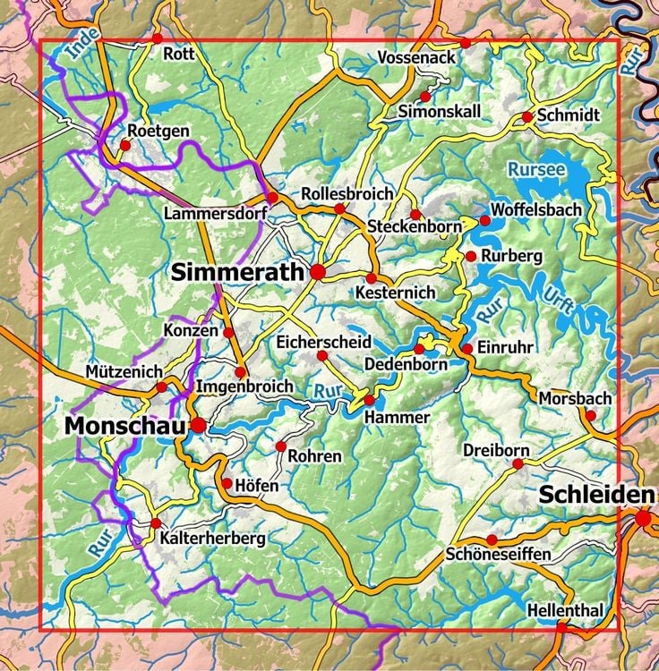 Produktbild: Monschauer Land - Nationalpark Eifel, Rursee