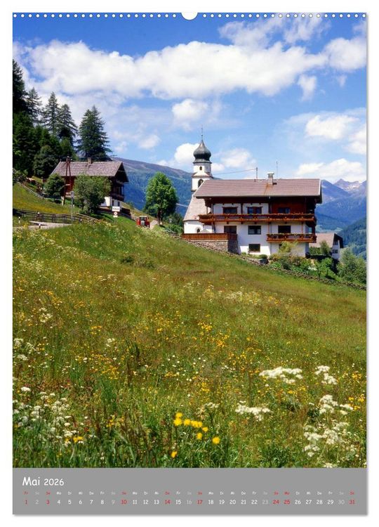 Produktbild: Sch&ouml;nes Land Tirol (Wandkalender 2026 DIN A2 hoch), CALVENDO Monatskalender