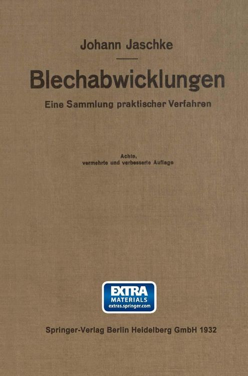 Produktbild: Die Blechabwicklungen