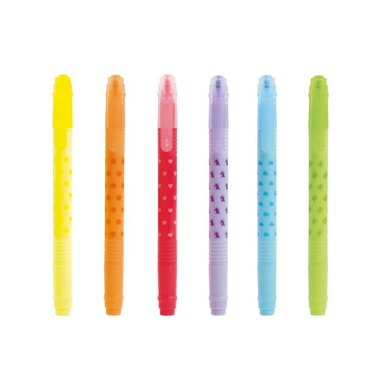 Produktbild: Legami Set mit 6 l&ouml;schbaren Textmarkern - Magic Highlighters