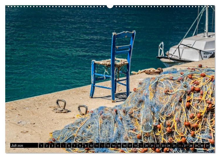 Produktbild: Mediterrane Ansichten 2026 (Wandkalender 2026 DIN A2 quer), CALVENDO Monatskalender