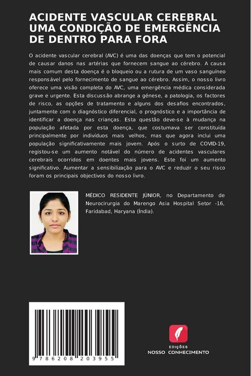 Produktbild: Acidente Vascular Cerebral Uma Condi&ccedil;&atilde;o De Emerg&ecirc;ncia De Dentro Para Fora