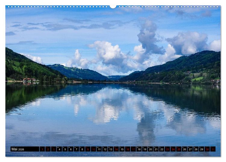 Produktbild: Ausflugsziele rund um Isny (hochwertiger Premium Wandkalender 2026 DIN A2 quer), Kunstdruck in Hochglanz