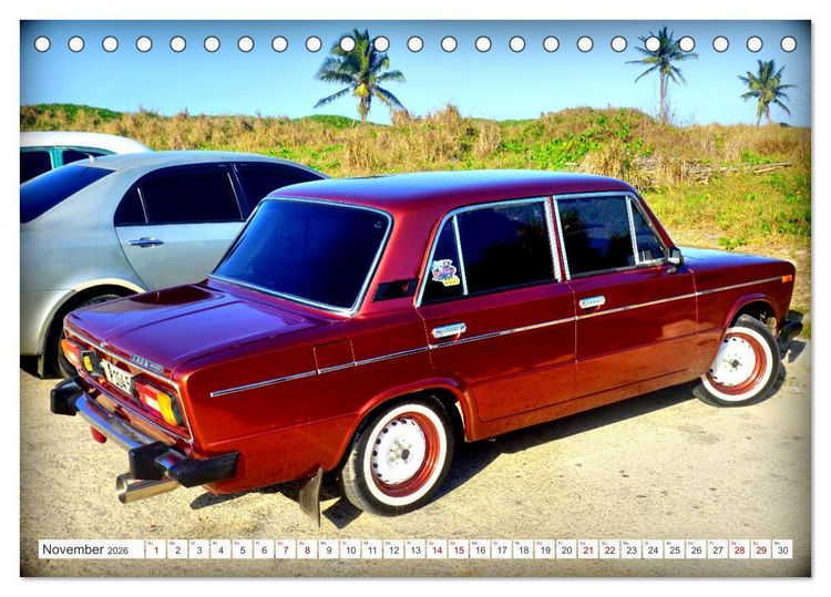 Produktbild: LADA-1600 - Russlands popul&auml;rstes Automobil (Tischkalender 2026 DIN A5 quer), CALVENDO Monatskalender