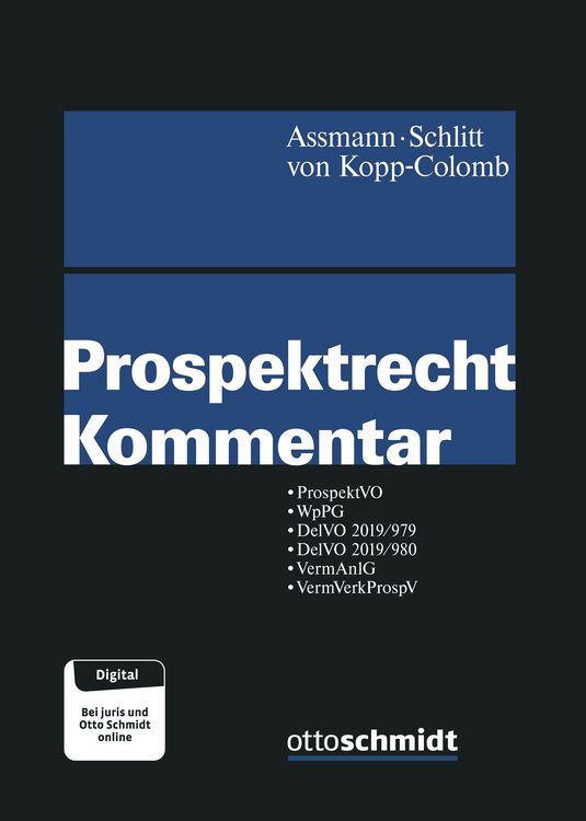 Produktbild: Prospektrecht Kommentar