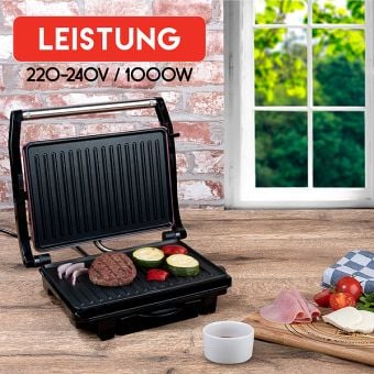 Produktbild: ALPINA Kontaktgrill, 220-240V, 1000W