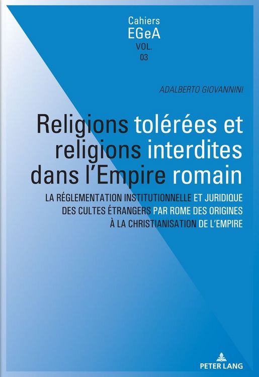 Produktbild: Religions tol&eacute;r&eacute;es et religions interdites dans l'empire Romain