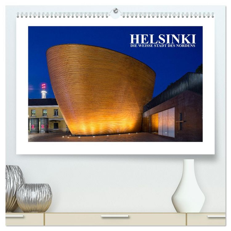 Produktbild: Helsinki - Die wei&szlig;e Stadt des Nordens (hochwertiger Premium Wandkalender 2026 DIN A2 quer), Kunstdruck in Hochglanz