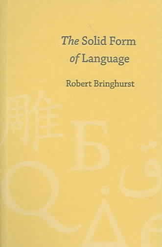 Produktbild: Bringhurst, R: Solid Form of Language