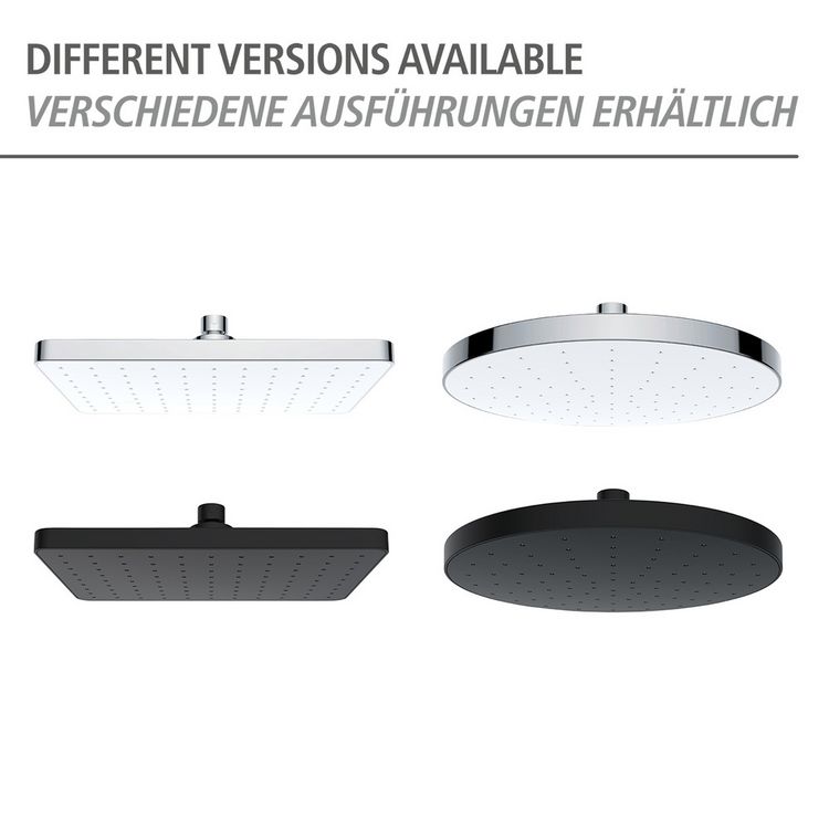 Produktbild: Regenduschkopf Automatic Cleaning 25 x 17 cm, mit automatischem Reinigungssystem