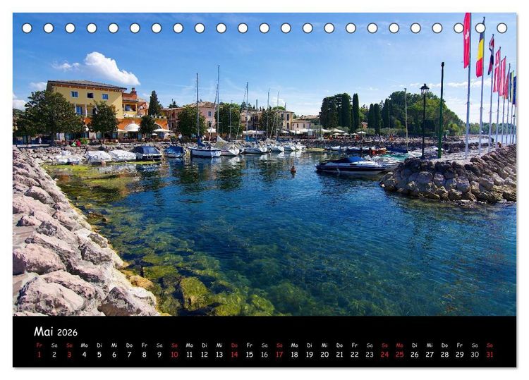 Produktbild: Lazise und Umgebung (Tischkalender 2026 DIN A5 quer), CALVENDO Monatskalender