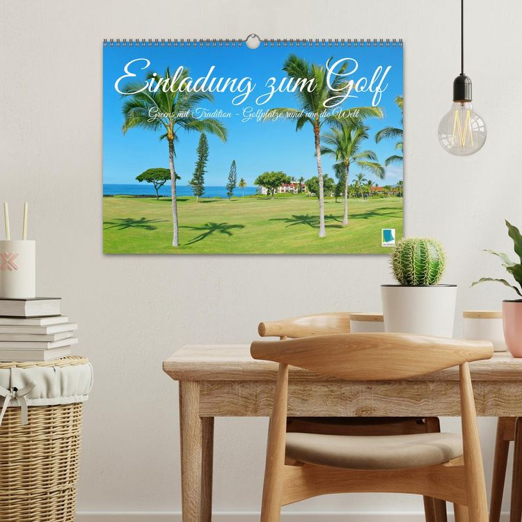 Produktbild: Einladung zum Golf (Wandkalender 2026 DIN A3 quer), CALVENDO Monatskalender