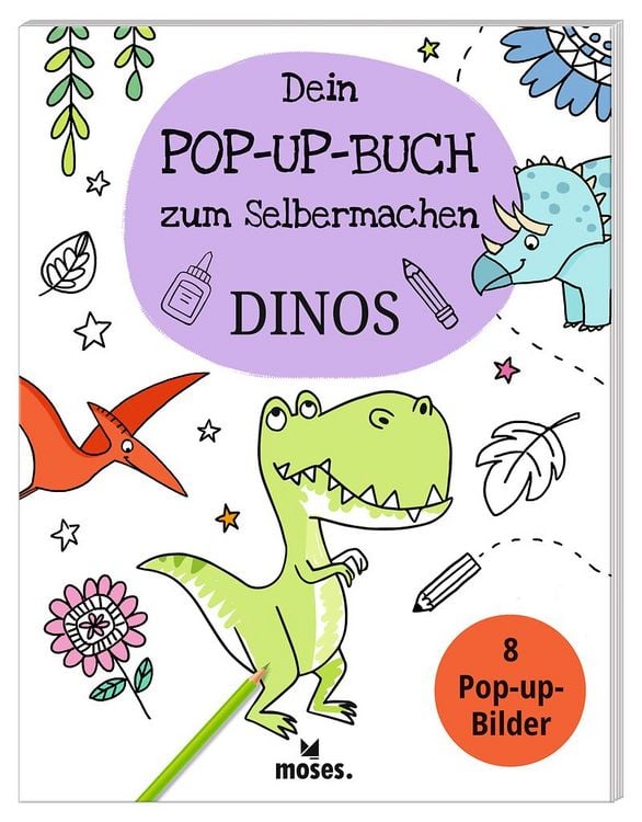 Produktbild: Dein Pop-Up Buch zum Selbermachen Dinos