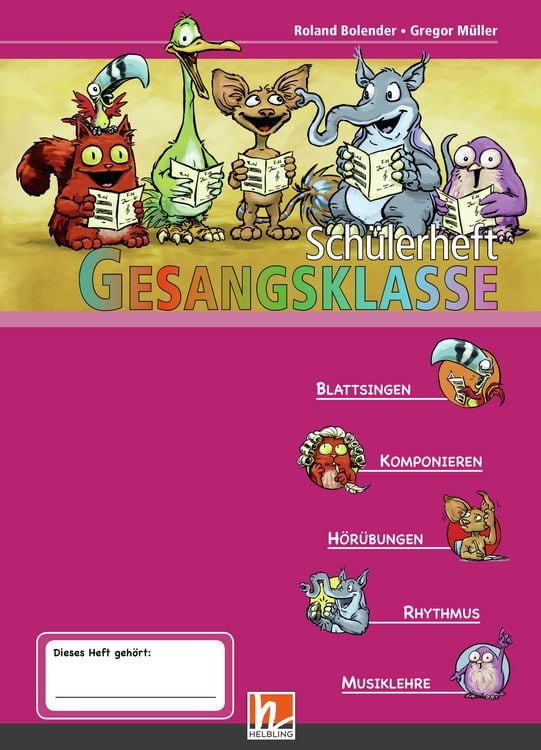 Produktbild: Leitfaden Gesangsklasse. Sch&uuml;lerheft