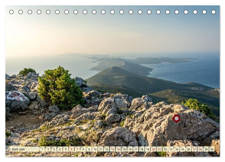 Produktbild: Lo&scaron;inj - Inselzauber in der Adria (Tischkalender 2026 DIN A5 quer), CALVENDO Monatskalender
